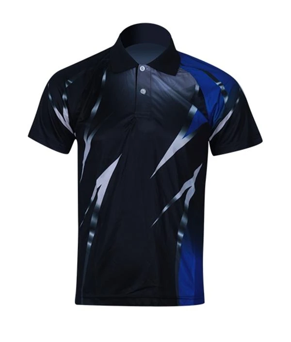 Roedd crys Polo golff personol ar gyfer Polyester 100% dynion Sublimated Logo
